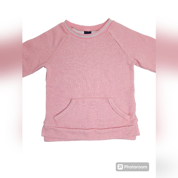 Gap Girls Toddler Sweater Pink Silver Size 2 - Picture 3 of 5